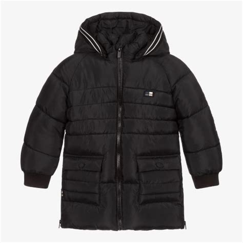 versace children boys logo jacket|Boys' Designer Coats & Jackets .